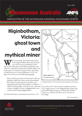 Higinbotham, Victoria: Ghost Town and Mythical Miner