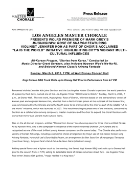 Los Angeles Master Chorale