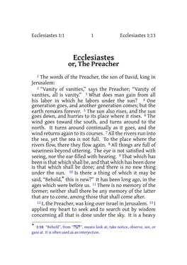 Eng-Web ECC.Pdf Ecclesiastes (19 Pages)