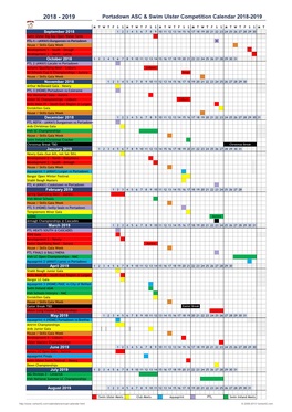 Annual Calendar / Checklist