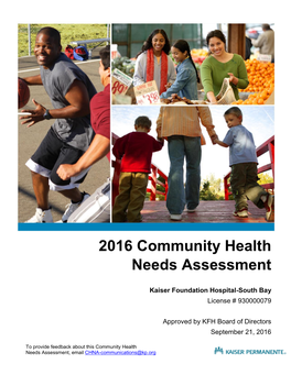 2016 Community Health Needs Assessment