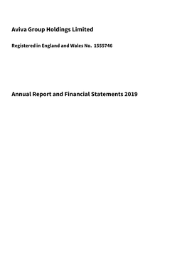 Aviva Group Holdings Limited