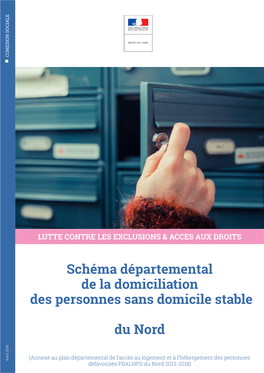 Schéma Départemental De La Domiciliation Des Personnes Sans Domicile Stable