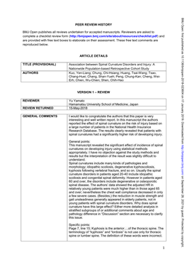 Association Between Spinal Curvature Disorders and Injury