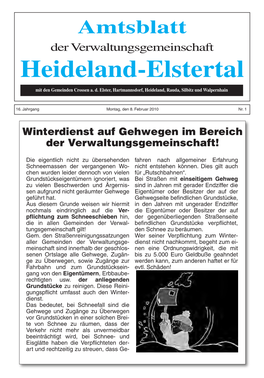 Amtsblatt Derverwaltungsgemeinschaft Heideland-Elstertal