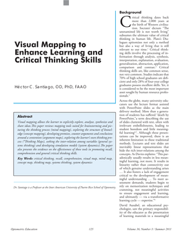 Visual Mapping to Enhance Learning and Critical Thinking Skills