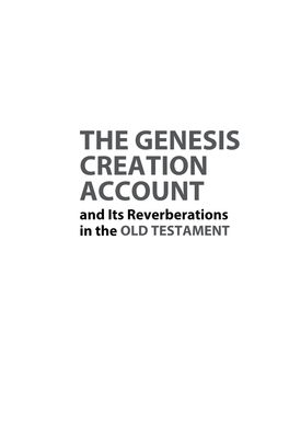 The Genesis Creation Account.Pdf