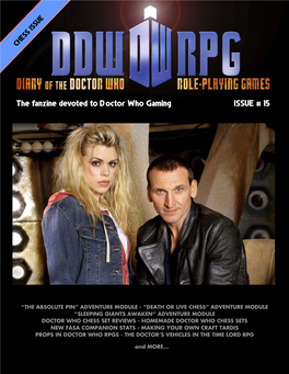 Diary of the Doctor Who Role-Playing Games, Issue