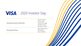 Visa Inc 2020 Investor