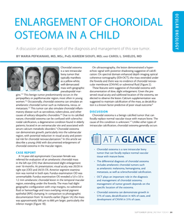 Enlargement of Choroidal Osteoma in a Child