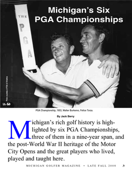 3 Michigan's Six PGA Championships