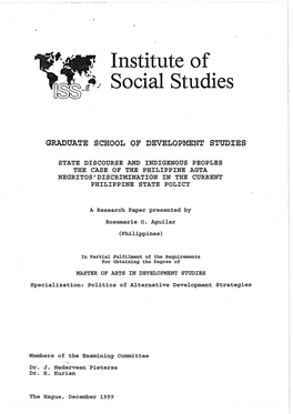 Institute of Social Studies