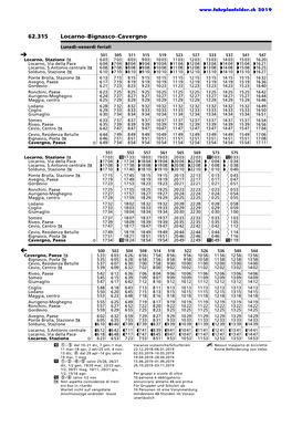 62.315 Locarno–Bignasco–Cavergno