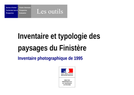 Inventaire Photographique De 1995 Service D'action Territoriale Sud Et Prospective – Etudes Générales Prospective Evaluation