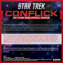 Conflick in the Neutral Zone Is a Finger-Flicking Game in Which You Collect