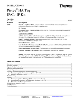 Pierce HA Tag IP/Co-IP