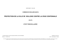 Protection De La Ville De Bollene Contre La Crue Centennale