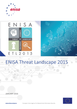 ENISA Threat Landscape 2015