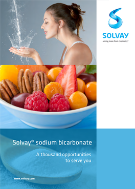Solvay® Sodium Bicarbonate