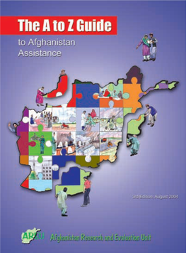 The a to Z Guide to Afghanistan Assistance