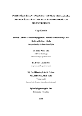 Phd Értekezés Nagy Katalin