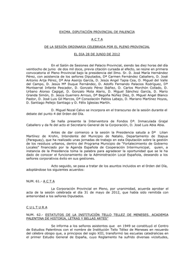 Excma. Diputación Provincial De Palencia