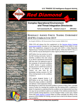 Red Diamond Newsletter