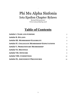 Phi Mu Alpha Sinfonia