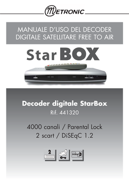 Decoder Digitale Starbox Rif