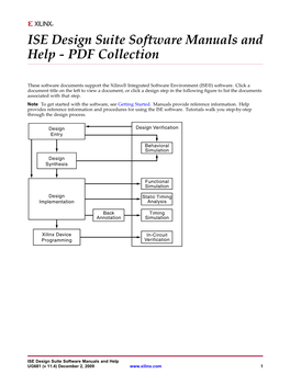 ISE Design Suite Software Manuals and Help - PDF Collection
