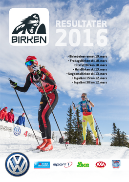 2016 Resultat Birken Skifestival Last