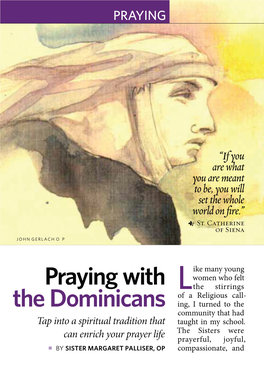 Praying with the Dominicans