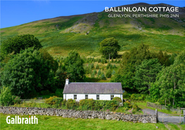 Ballinloan Cottage Glenlyon, Perthshire Ph15 2Nn