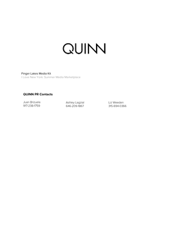 QUINN PR Contacts