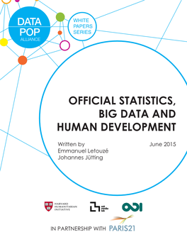 Official Statistics, Big Data and Human Development