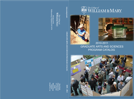 Graduate Arts and Sciences Program Catalog 2010-2011