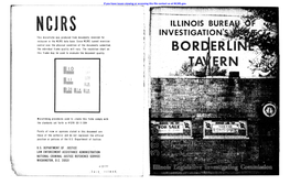 INVESTIGATION' This Microfiche Was Produced from Documents Received for Inclusion in the NCJRS Data Base