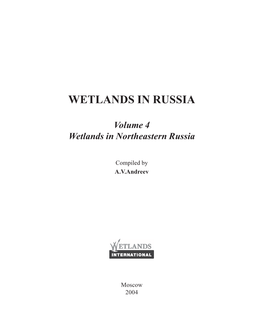 Wetlands in Russia