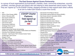 The East Sussex Against Scams Partnership Is