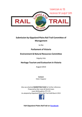 Gippsland Plains Rail Trail Committee of Management