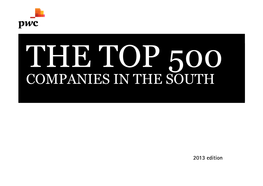 The Top 500 Companies in the South