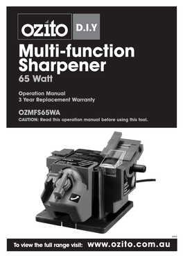 Multi-Function Sharpener 65 Watt
