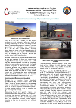 Understanding the Rocket Engine Performance in BLOODHOUND SSC the BLOODHOUND Engineering Project Mechanical Engineering