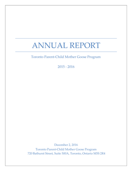 2016 Annual Report