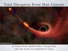 Tidal Disruption Event Host Galaxies