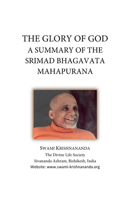 The Glory of God: a Summary of the Srimad Bhagavata Mahapurana