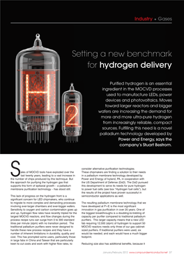 Setting a New Benchmark for Hydrogen Delivery