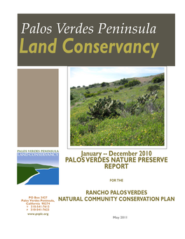 Palos Verdes Peninsula Land Conservancy