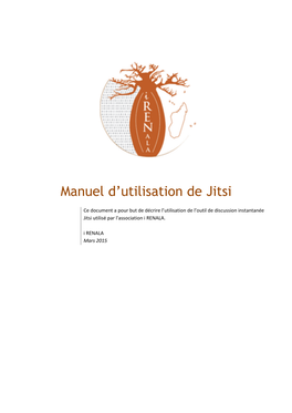 Manuel D'utilisation De Jitsi