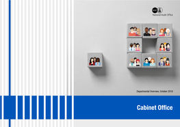 Departmental Overview Cabinet Office 2017-18